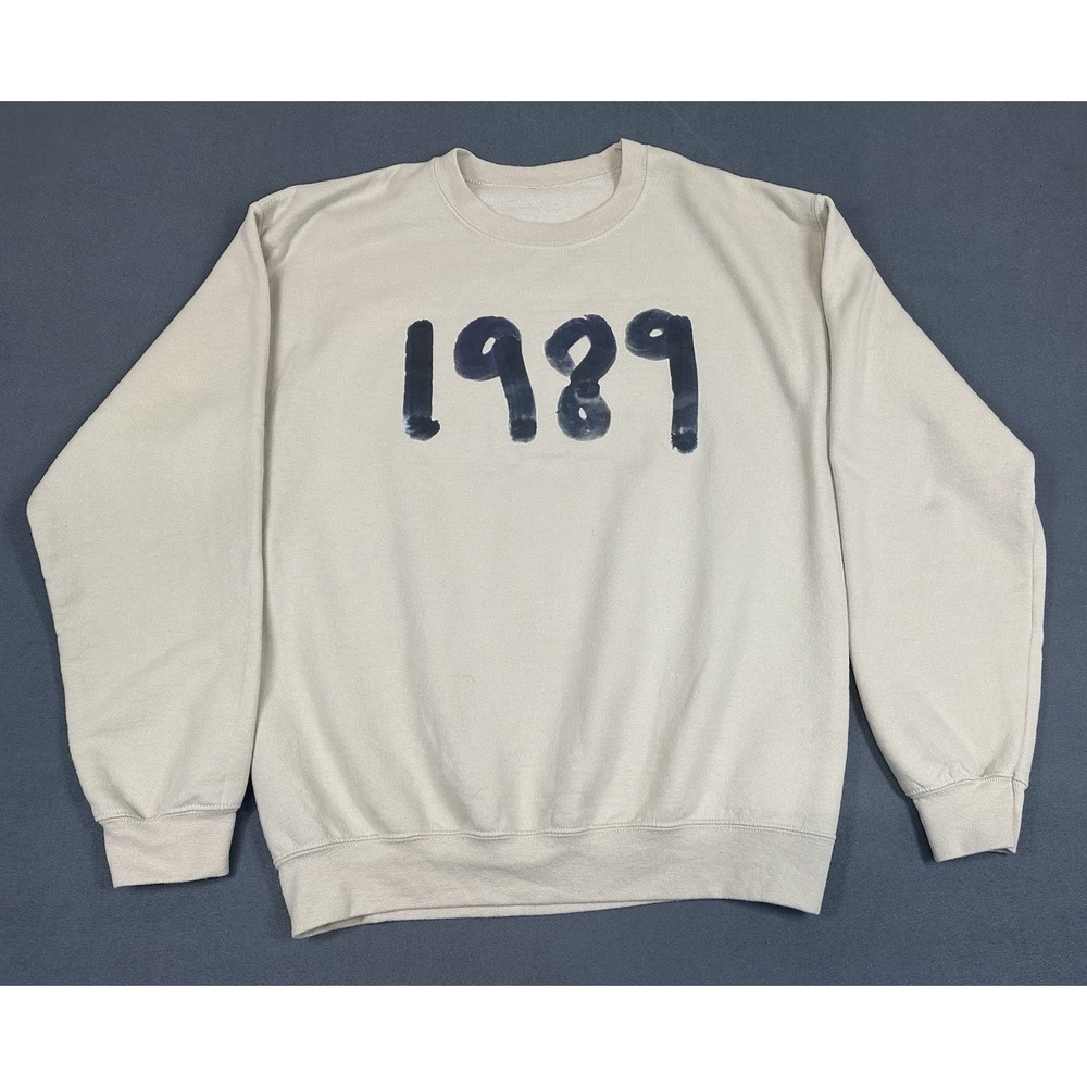 Taylor Swift TS 1989 Sweatshirt Crewneck Swiftie Womens Size Large